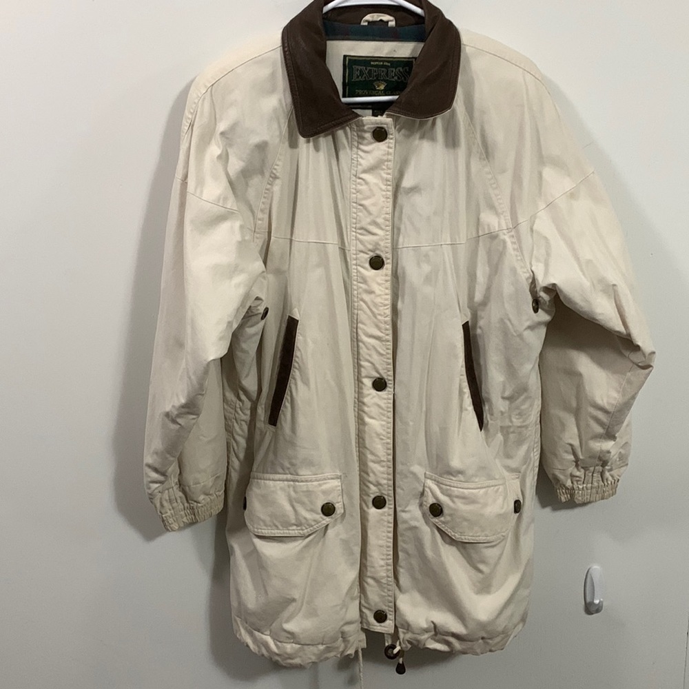 Express Provençal Classic flannel line coat size 8, very good condition